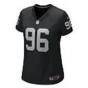 Zennovawear Women's Las Vegas Raiders Jonah Laulu Black Game Jersey