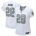 Zennovawear Women's Las Vegas Raiders Josh Jacobs White Alternate Game Player Jersey