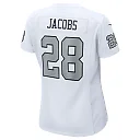 Zennovawear Women's Las Vegas Raiders Josh Jacobs White Alternate Game Player Jersey