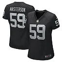 Zennovawear Women's Las Vegas Raiders Luke Masterson Black Game Player Jersey