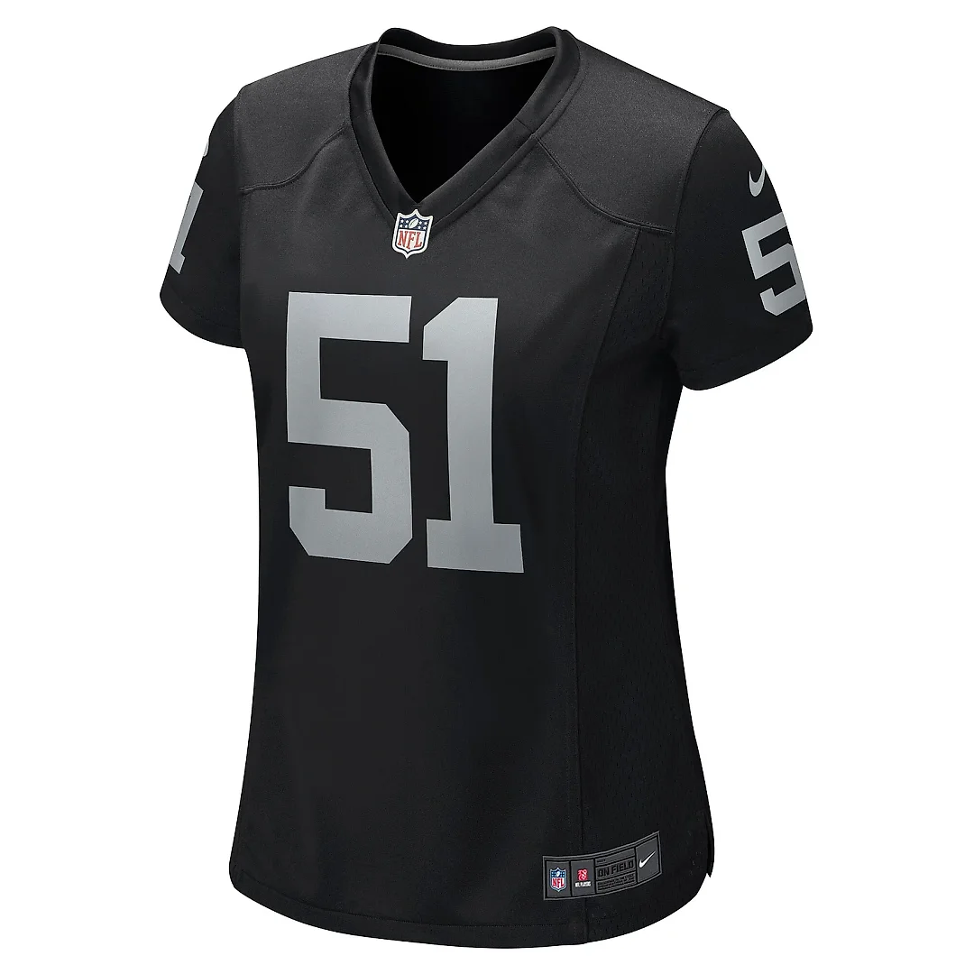 Zennovawear Women's Las Vegas Raiders Malcolm Koonce Black Game Jersey