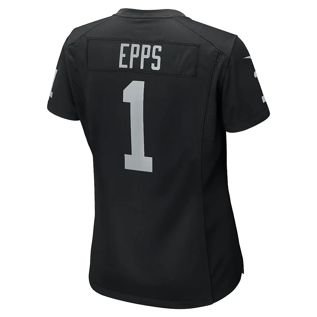 Zennovawear Women's Las Vegas Raiders Marcus Epps Black Game Player Jersey
