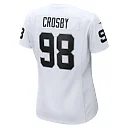 Zennovawear Women's Las Vegas Raiders Maxx Crosby White Game Jersey