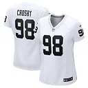 Zennovawear Women's Las Vegas Raiders Maxx Crosby White Game Jersey