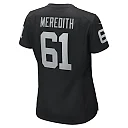 Zennovawear Women's Las Vegas Raiders Meredith Black Game Player Jersey