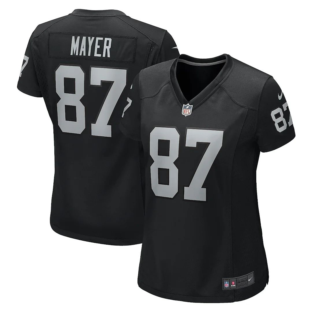 Zennovawear Women's Las Vegas Raiders Michael Mayer Black Game Jersey