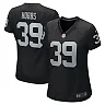 Zennovawear Women's Las Vegas Raiders Nate Hobbs Black Game Jersey
