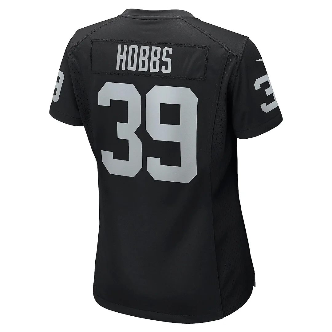 Zennovawear Women's Las Vegas Raiders Nate Hobbs Black Game Jersey