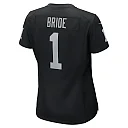 Zennovawear Women's Las Vegas Raiders Number 1 Bride Black Game Jersey