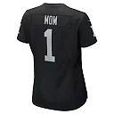 Zennovawear Women's Las Vegas Raiders Number 1 Mom Black Game Jersey
