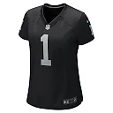 Zennovawear Women's Las Vegas Raiders Number 1 Mom Black Game Jersey