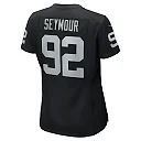 Zennovawear Women's Las Vegas Raiders Richard Seymour Black Retired Player Game Jersey