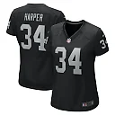 Zennovawear Women's Las Vegas Raiders Thomas Harper Black Game Jersey