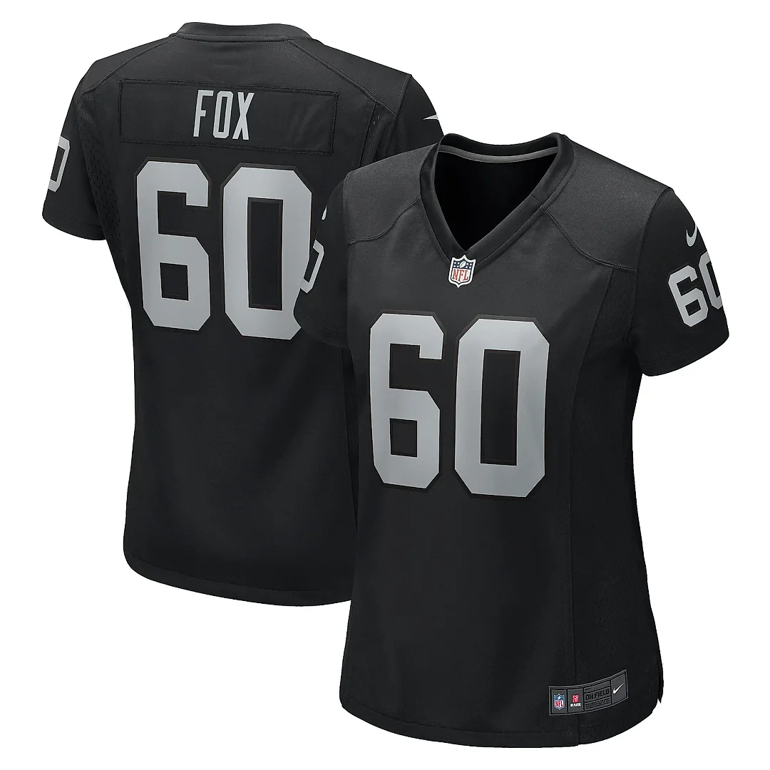 Zennovawear Women's Las Vegas Raiders Tomari Fox Black Game Jersey