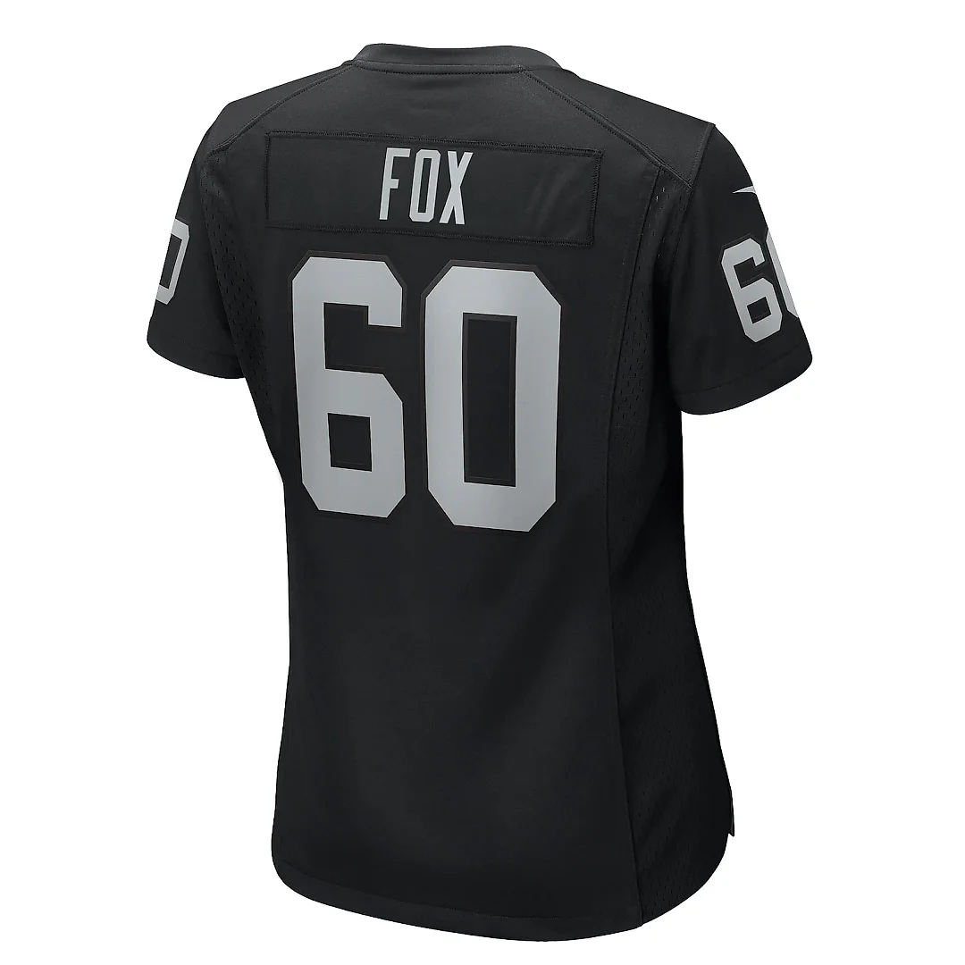 Zennovawear Women's Las Vegas Raiders Tomari Fox Black Game Jersey