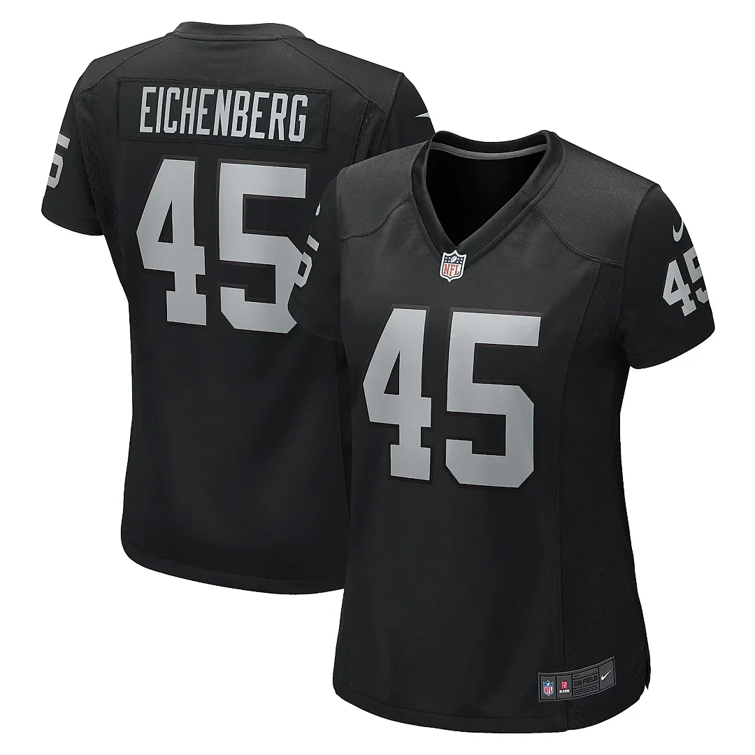 Zennovawear Women's Las Vegas Raiders Tommy Eichenberg Black Game Jersey