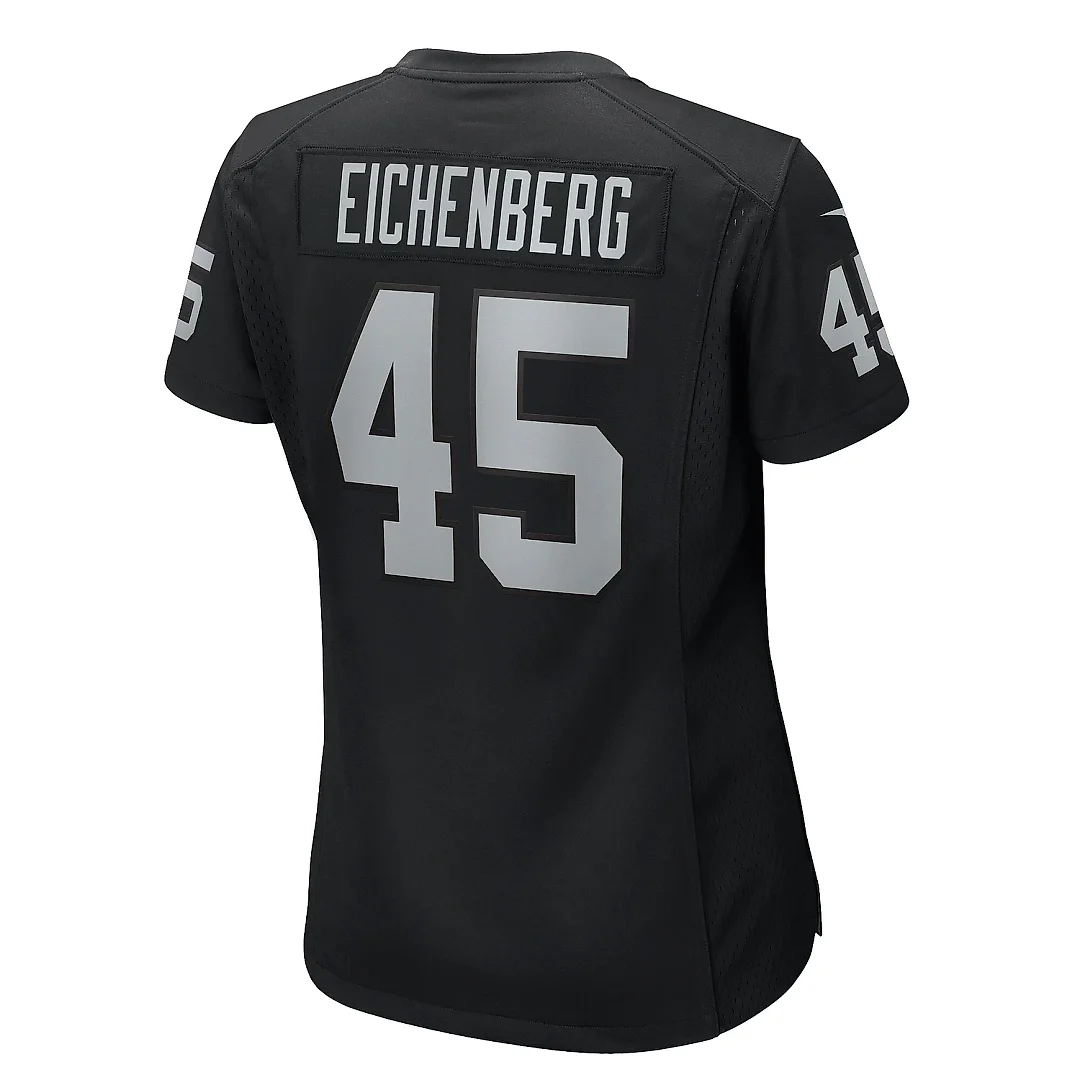 Zennovawear Women's Las Vegas Raiders Tommy Eichenberg Black Game Jersey