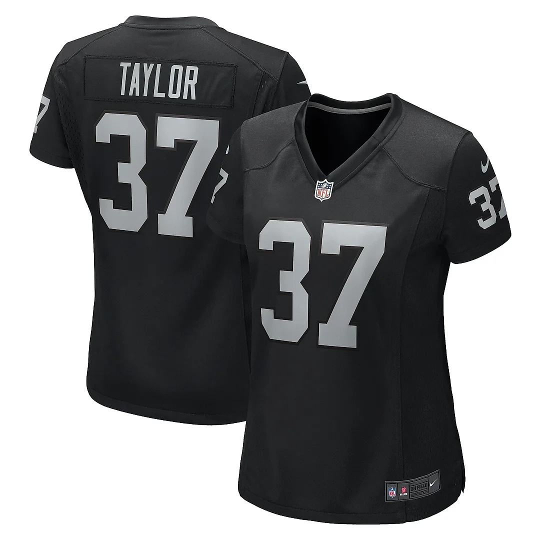 Zennovawear Women's Las Vegas Raiders Trey Taylor Black Game Jersey
