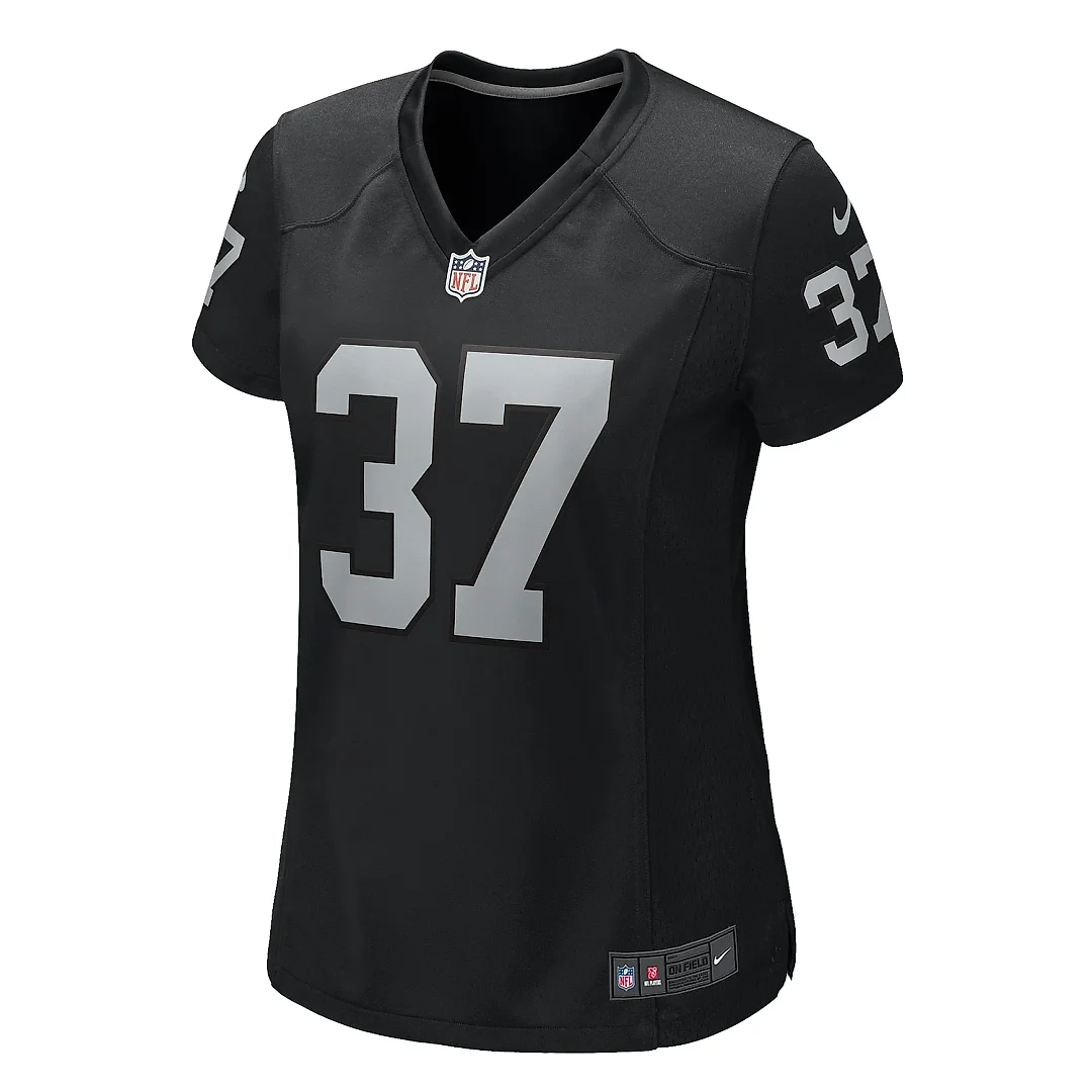 Zennovawear Women's Las Vegas Raiders Trey Taylor Black Game Jersey