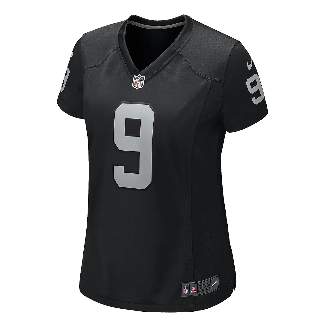 Zennovawear Women's Las Vegas Raiders Tyree Wilson Black Game Jersey