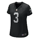 Zennovawear Women's Las Vegas Raiders Zamir White Black Game Jersey
