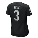 Zennovawear Women's Las Vegas Raiders Zamir White Black Game Jersey