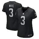 Zennovawear Women's Las Vegas Raiders Zamir White Black Game Jersey