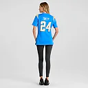 Zennovawear Women's Los Angeles Chargers AJ Finley Powder Blue Team Game Jersey