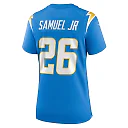 Zennovawear Women's Los Angeles Chargers Asante Samuel Jr. Powder Blue Game Player Jersey