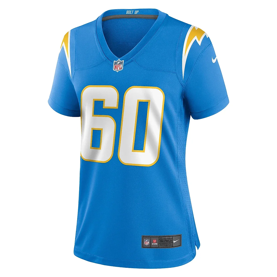 Zennovawear Women's Los Angeles Chargers Bucky Williams Powder Blue Game Jersey