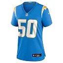 Zennovawear Women's Los Angeles Chargers Caleb Murphy Powder Blue Game Jersey