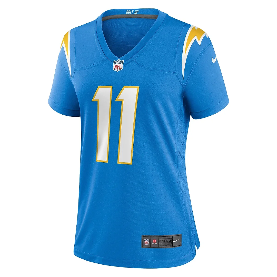 Zennovawear Women's Los Angeles Chargers Cameron Dicker Powder Blue Game Jersey