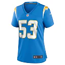 Zennovawear Women's Los Angeles Chargers Chris Collins Powder Blue Team Game Jersey