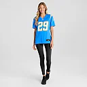 Zennovawear Women's Los Angeles Chargers Chris Wilcox Powder Blue Team Game Jersey