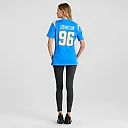 Zennovawear Women's Los Angeles Chargers Christian Covington Powder Blue Team Game Jersey