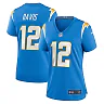 Zennovawear Women's Los Angeles Chargers Derius Davis Powder Blue Team Game Jersey