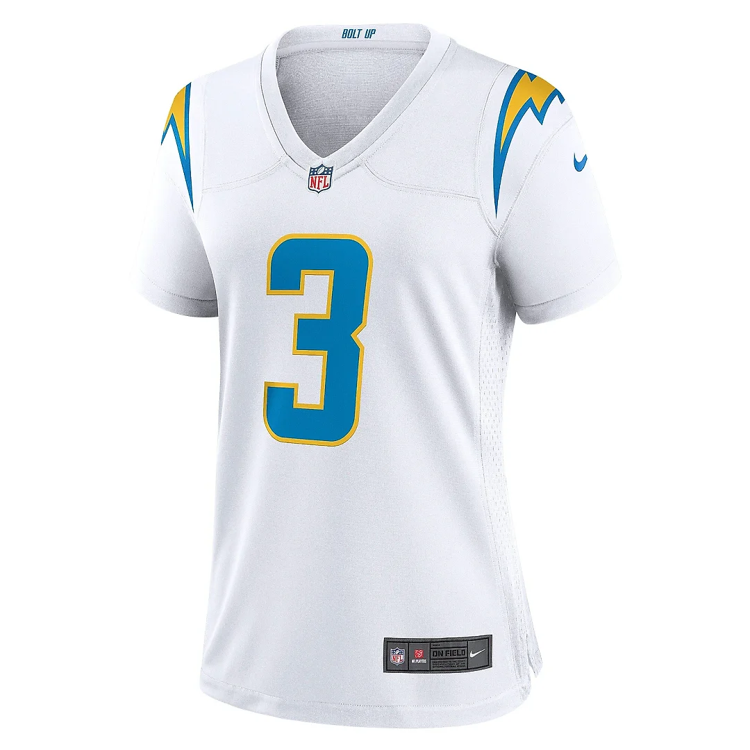 Zennovawear Women's Los Angeles Chargers Derwin James Jr. White Game Jersey
