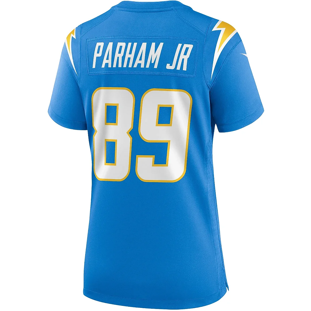 Zennovawear Women's Los Angeles Chargers Donald Parham Jr. Powder Blue Game Jersey