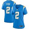 Zennovawear Women's Los Angeles Chargers Easton Stick Powder Blue Game Jersey