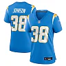 Zennovawear Women's Los Angeles Chargers Emany Johnson Powder Blue Team Game Jersey