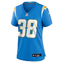 Zennovawear Women's Los Angeles Chargers Emany Johnson Powder Blue Team Game Jersey