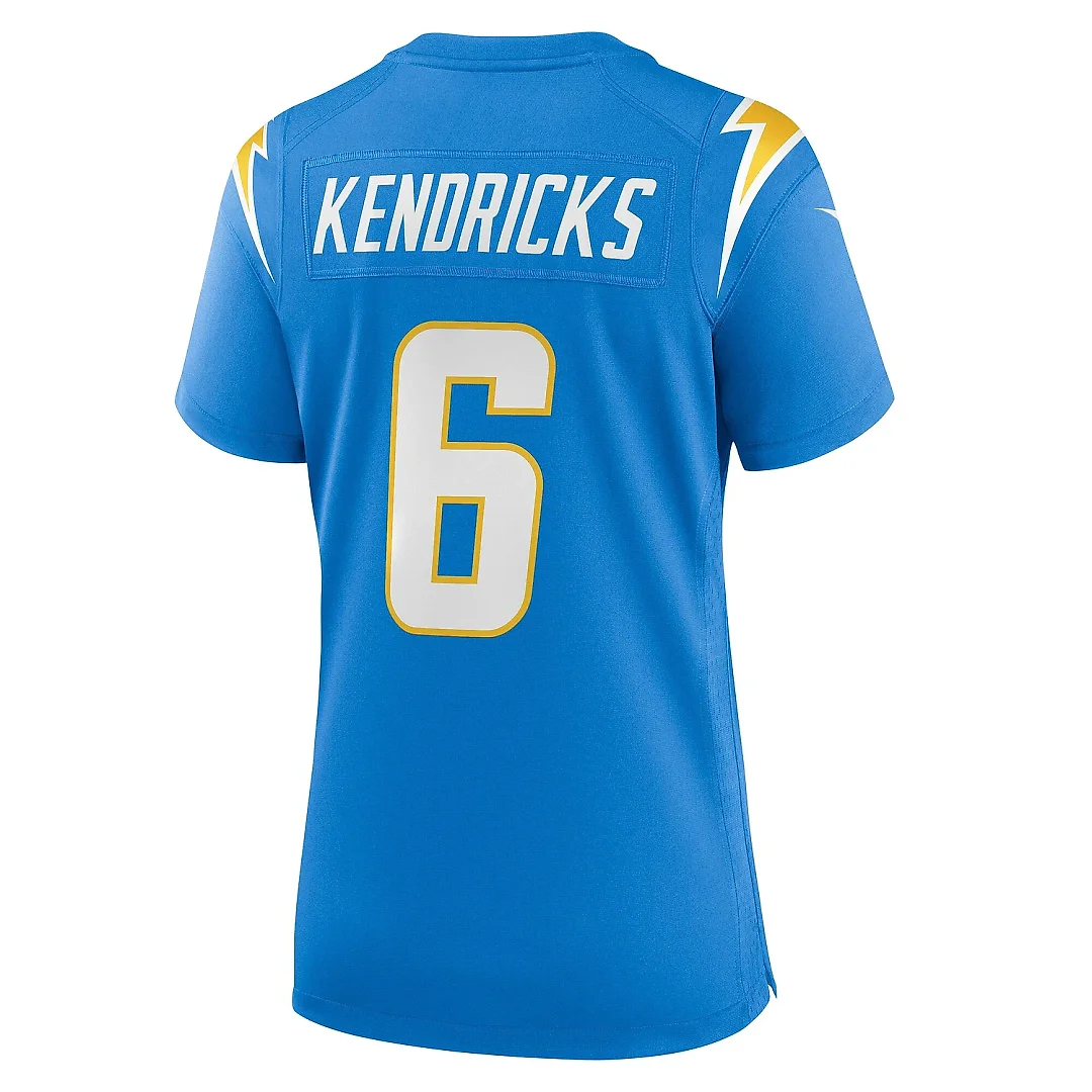 Zennovawear Women's Los Angeles Chargers Eric Kendricks Powder Blue Game Player Jersey