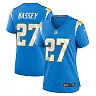 Zennovawear Women's Los Angeles Chargers Essang Bassey Powder Blue Game Jersey