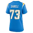 Zennovawear Women's Los Angeles Chargers Foster Sarell Powder Blue Game Player Jersey