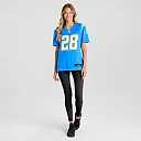 Zennovawear Women's Los Angeles Chargers Hassan Haskins Powder Blue Game Jersey