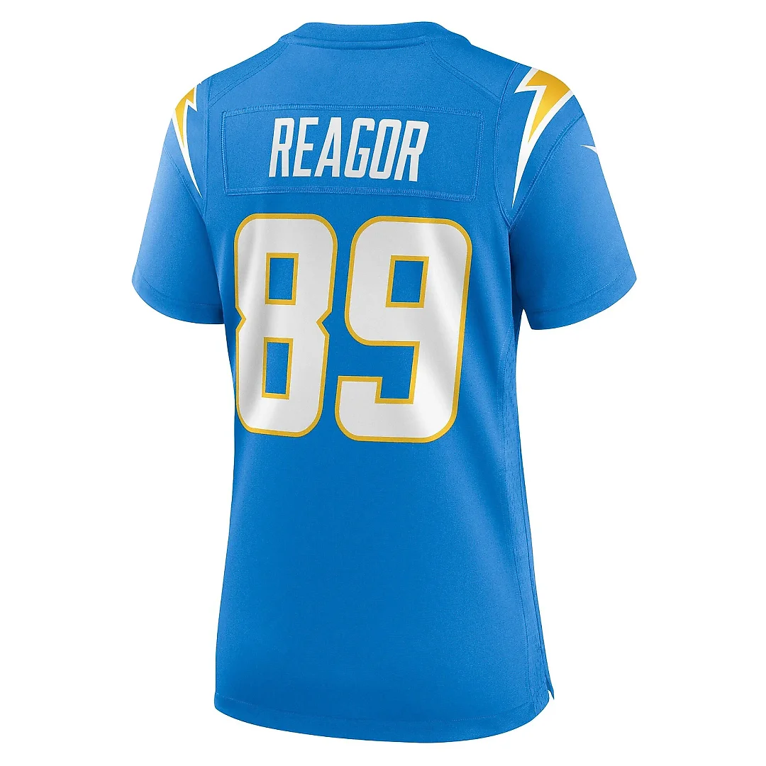Zennovawear Women's Los Angeles Chargers Jalen Reagor Powder Blue Team Game Jersey