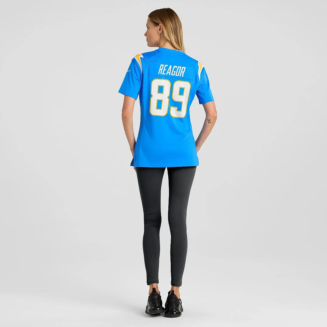 Zennovawear Women's Los Angeles Chargers Jalen Reagor Powder Blue Team Game Jersey