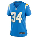 Zennovawear Women's Los Angeles Chargers Jaret Patterson Powder Blue Team Game Jersey