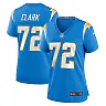Zennovawear Women's Los Angeles Chargers Jerrod Clark Powder Blue Team Game Jersey