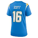 Zennovawear Women's Los Angeles Chargers JK Scott Powder Blue Game Jersey